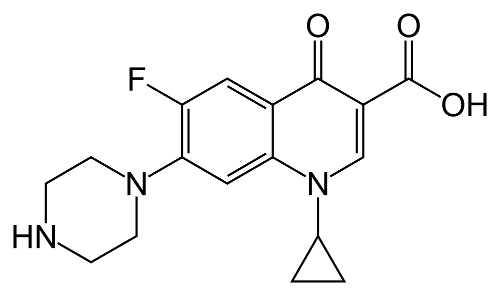 Structure Of Ciprofloxacin Hydrochloride