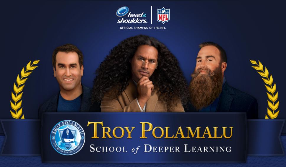 Troy Polamalu Shines In At The School of Deeper Learning
