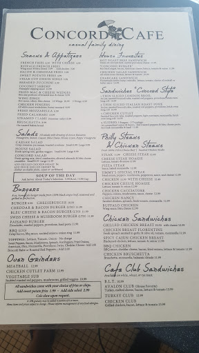 Restaurant «Concord Cafe», reviews and photos, 7800 Dune Dr, Avalon, NJ 08202, USA