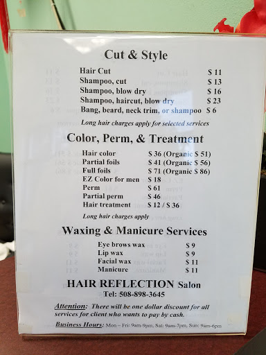 Beauty Salon «Hair Reflection Salon», reviews and photos, 36 Lyman St, Westborough, MA 01581, USA