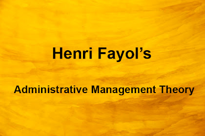 Administrative Management Theory