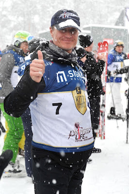 Дэвид Култхард на благотворительной лыжной гонке Kitz Charity Trophy 21 января 2012