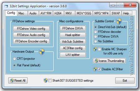 Howto play FLV MKV RMVB 3GP video in Windows XP and 7