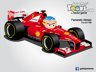 Фернандо Алонсо Ferrari F138 Grand Prix Toons 2013