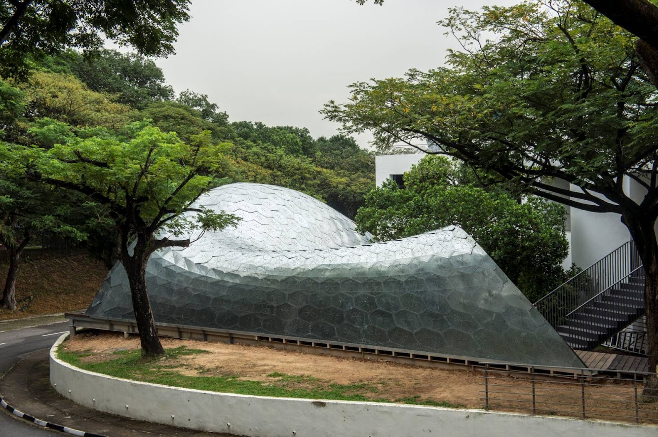 Sutd Library Gridshell Pavilion by City Form Lab