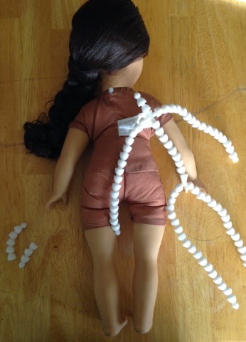 PennilessCaucasianRubbish American Doll Adventures: Doll Armatures or Dolly  Get's a Spine!