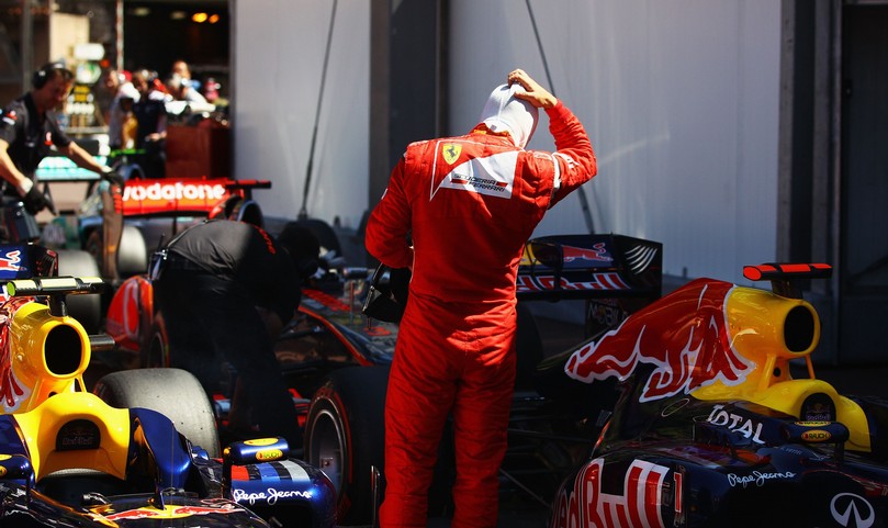 реакция Фернандо Алонсо после квалификации на Гран-при Монако 2011