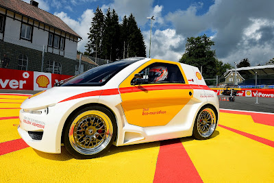 Кими Райкконен на Эко-Марафоне Shell на Гран-при Бельгии 2014