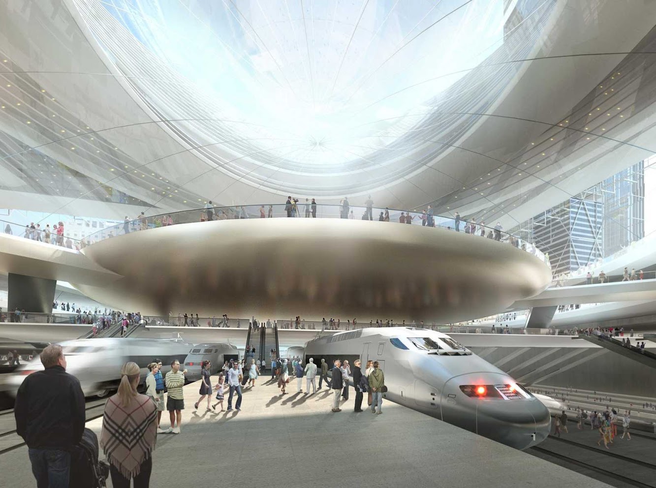 Plans for Penn Station by Som