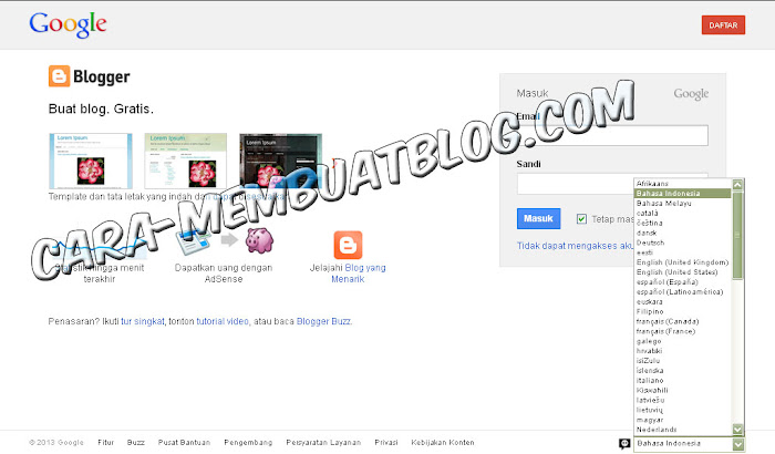 Cara Membuat Blog Cara Buat Blog