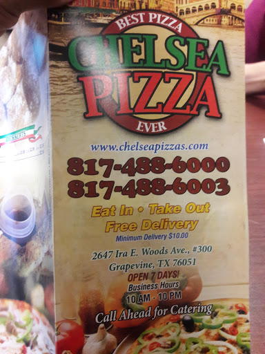 Pizza Takeaway «Chelsea Pizza», reviews and photos, 2647 Ira E Woods Ave #300, Grapevine, TX 76051, USA
