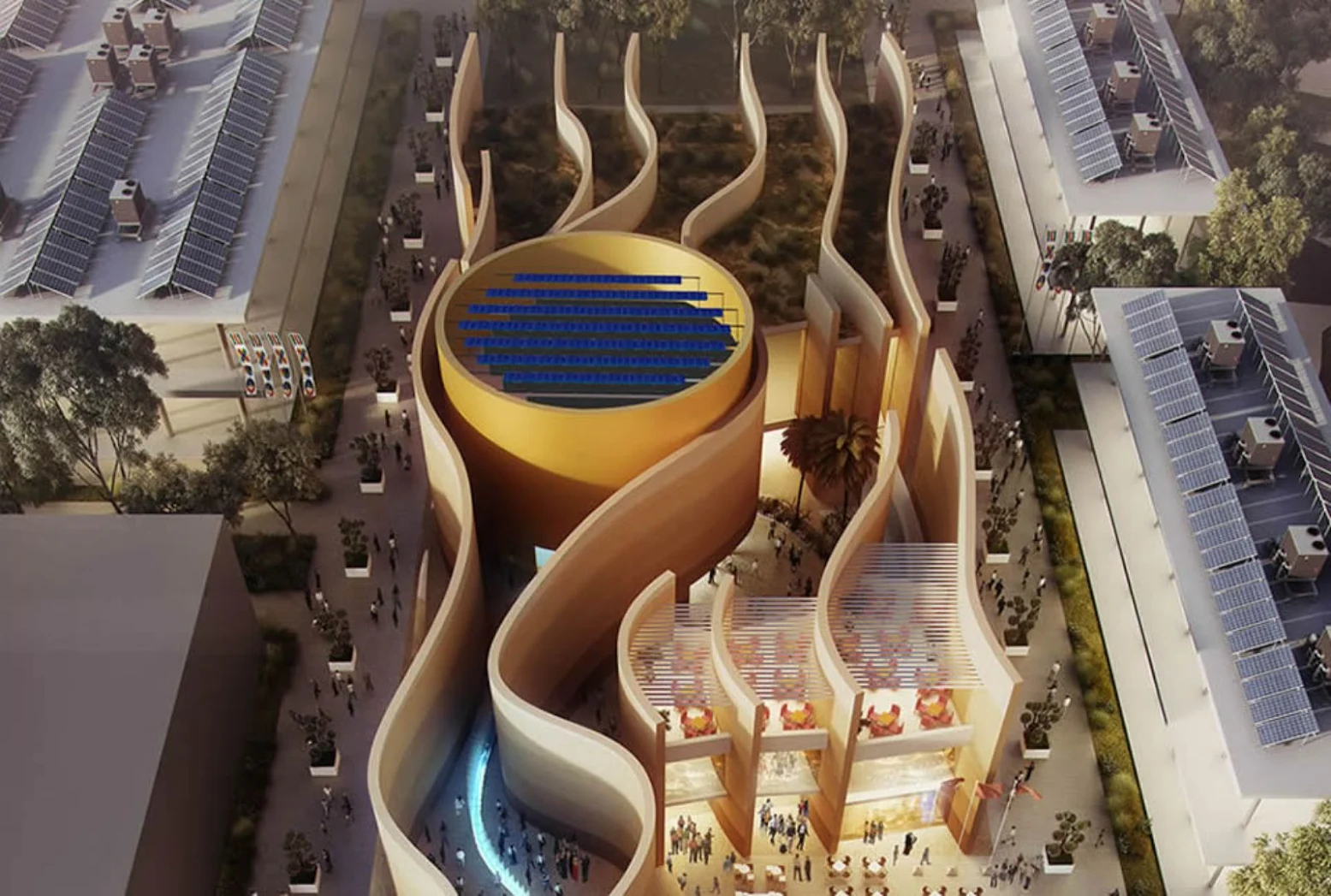 UAE pavilion Expo 2015 by Foster Partners