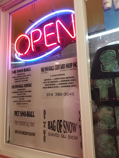 Ice Cream Shop «S & J Snowball Custard Shop», reviews and photos, 3857 W Outer Rd, Arnold, MO 63010, USA