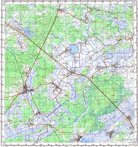 Уменьшенное изображение Карта 100k--m35-001--(1981)