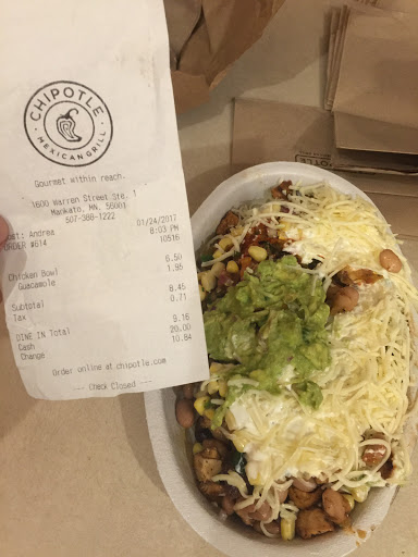 Mexican Restaurant «Chipotle Mexican Grill», reviews and photos, 1600 Warren St, Mankato, MN 56001, USA