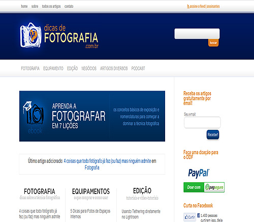 6 sites para quem ama fotografia!