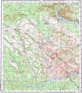 Уменьшенное изображение Карта 200k--n47-18