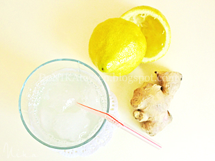 limonada casera al jengibre