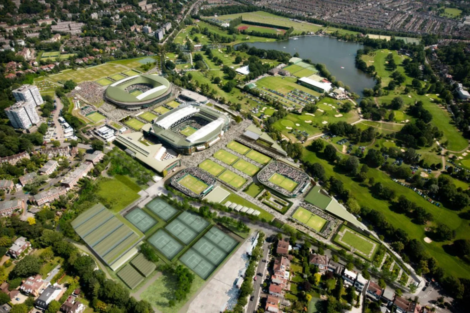 Wimbledon Master Plan by Grimshaw Architects