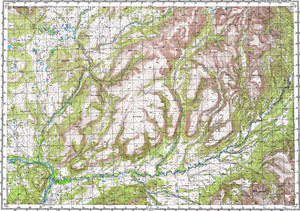 Уменьшенное изображение Карта 100k--p59-099_100--(1971)
