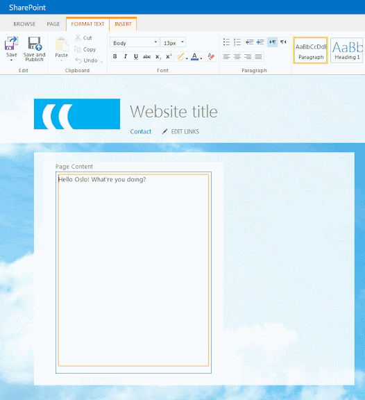 SharePoint 2013 Business