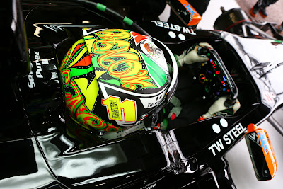 шлем Серхио Переса для Гран-при Монако 2014