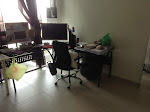 Office decluttered under desk