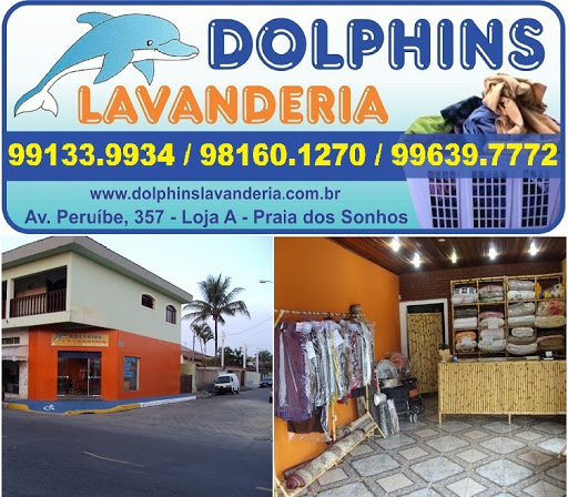 Dolphins Lavanderia, R. Peruíbe, 357 - Loja A - Praia do Sonho, Itanhaém - SP, 11740-000, Brasil, Lojas_Lavanderias, estado Sao Paulo