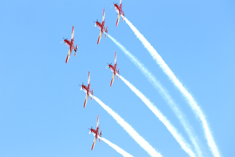 самолеты RAAF Roulettes на Гран-при Австралии 2012