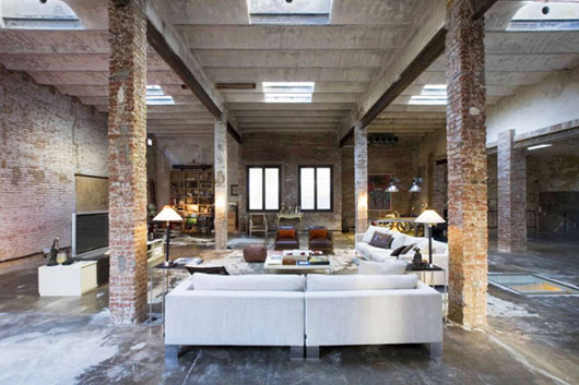modern rustic home interior warehouse conversion in barcelona inhomedesign modern rustic home interior warehouse conversion in barcelona inhomedesign