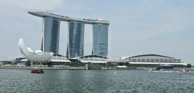 The famous Marina Bay of Singapore