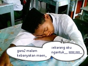 tidur di kelas