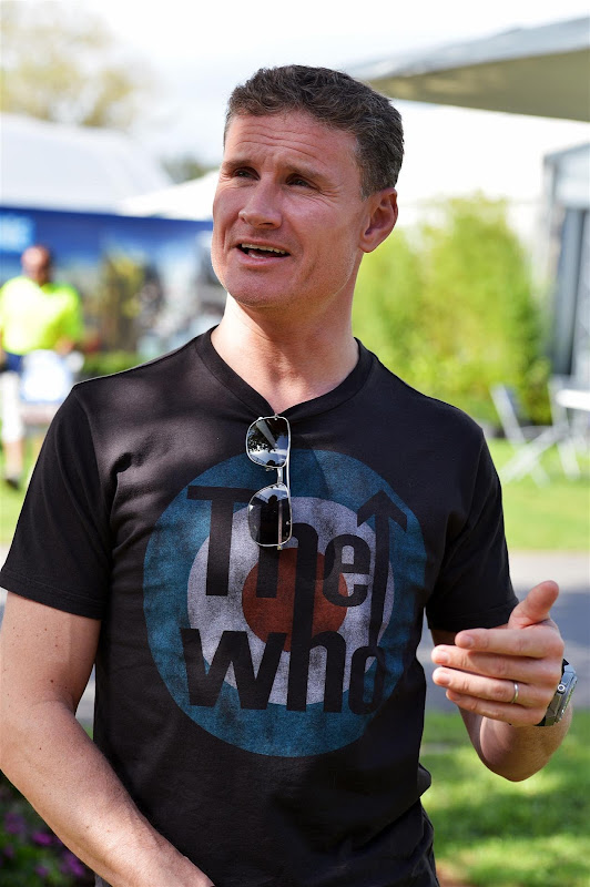 Дэвид Култхард в футболке The Who на Гран-при Австралии 2013