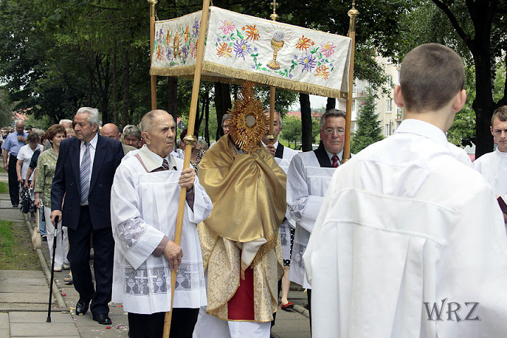 Procesja Eucharystyczna w Parafii Matki Bożej Częstochowskiej.