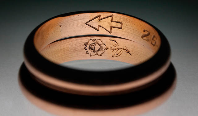 Unique Wedding Rings  Engraving Ideas