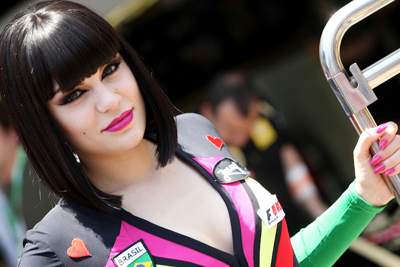Jessie J на Гран-при Бразилии 2011