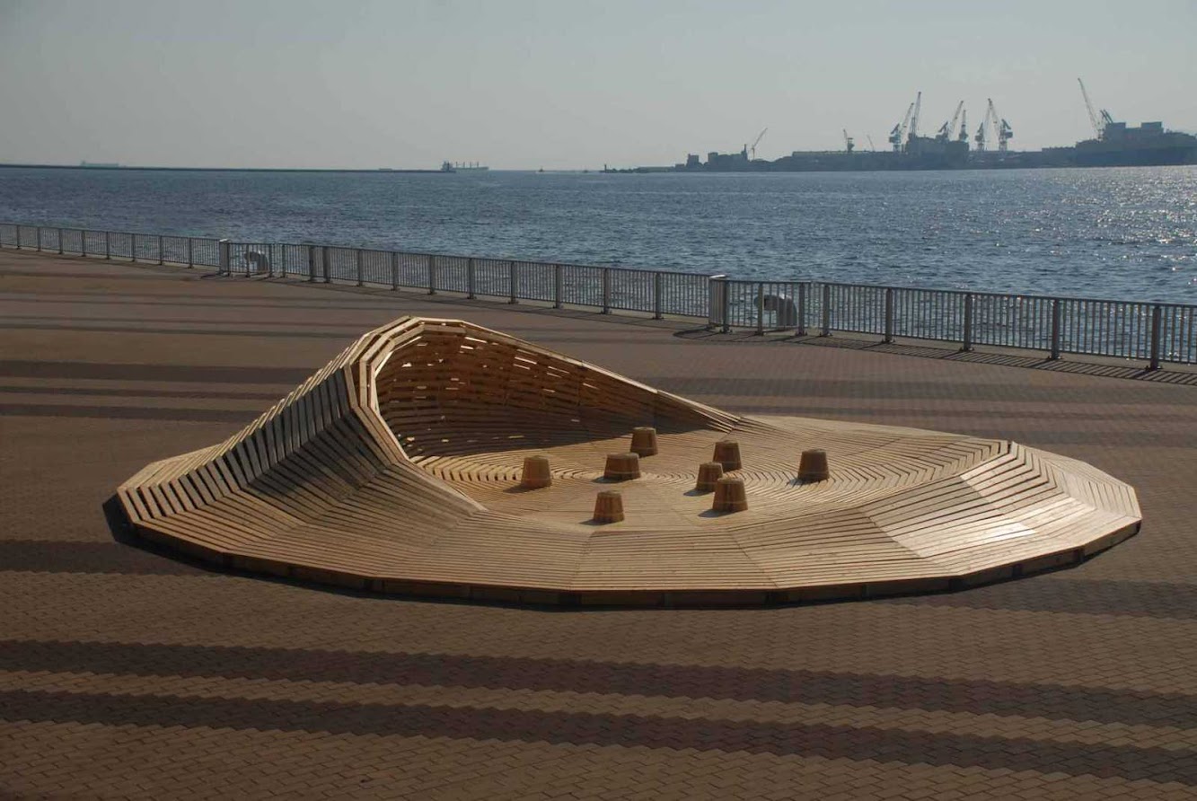 Kōbe, Prefettura di Hyōgo, Giappone: Crater Lake Installation by 24° Studio