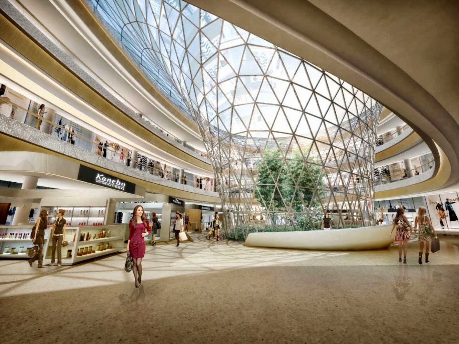 Haitang Bay International Shopping Centre by Hassell
