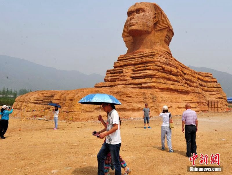 Egypt angered over China's fake Sphinx Egypt angered over China's fake Sphinx