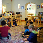 Read aloud time is a favorite time in our elementary classrooms. Often, children make themselves comfortable and do some handwork project, whether modeling in clay or knitting or crocheting or weaving.
