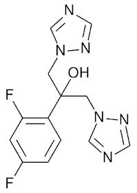 Structure Of Fluconazole