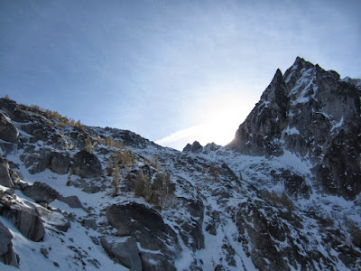Nearing the top of Aasgard Pass