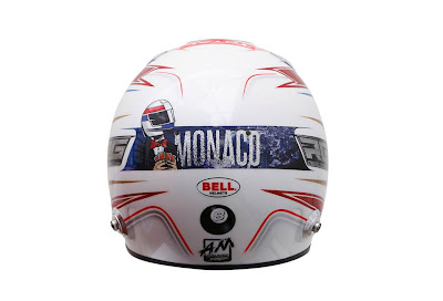шлем Ромэна Грожана для Гран-при Монако 2013