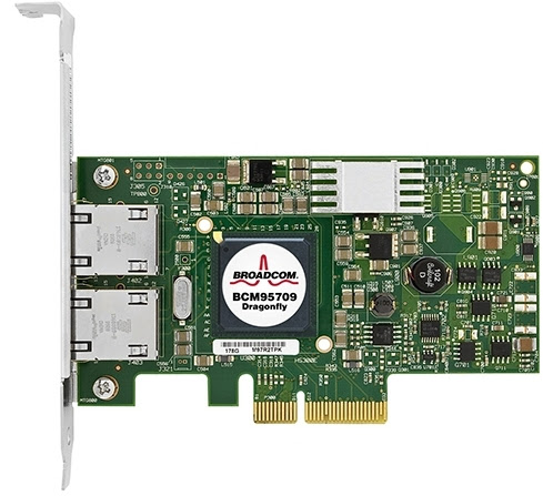 Dell Broadcom NetXtreme II 5709 (BCM5709) Dual Port Gigabit Ethernet NIC