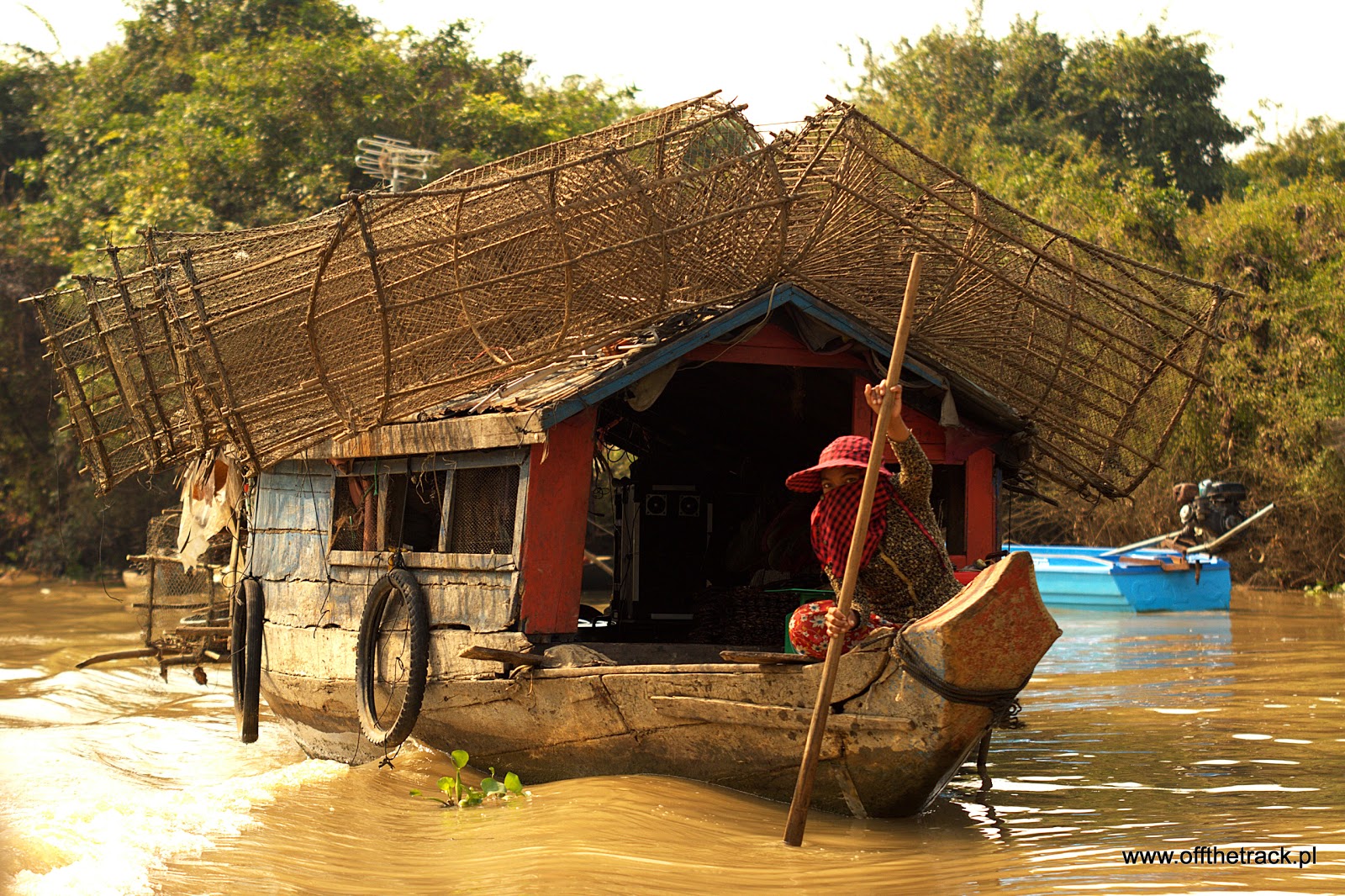 Łódką z Battambang do Siem Reap