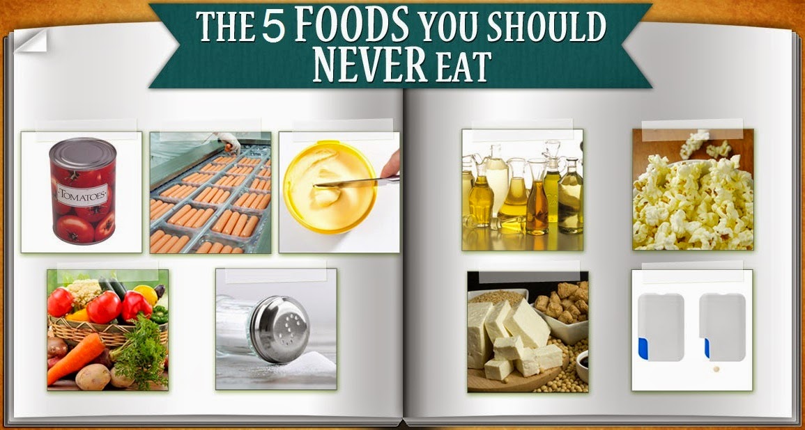 Top Five Things Never to Eat