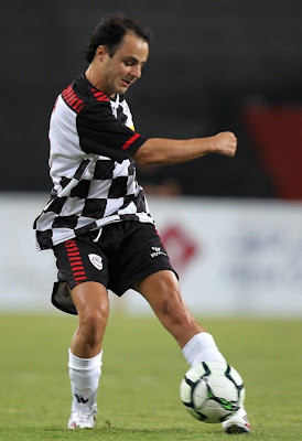 Фелипе Масса на футбольном матче на Гран-при Абу-Даби 2011