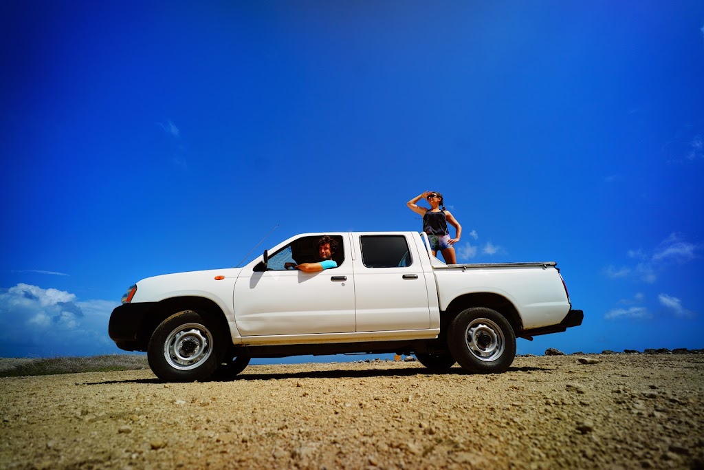 truck in Bonaire Natural Reserve