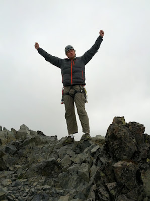 Justin’s first summit!