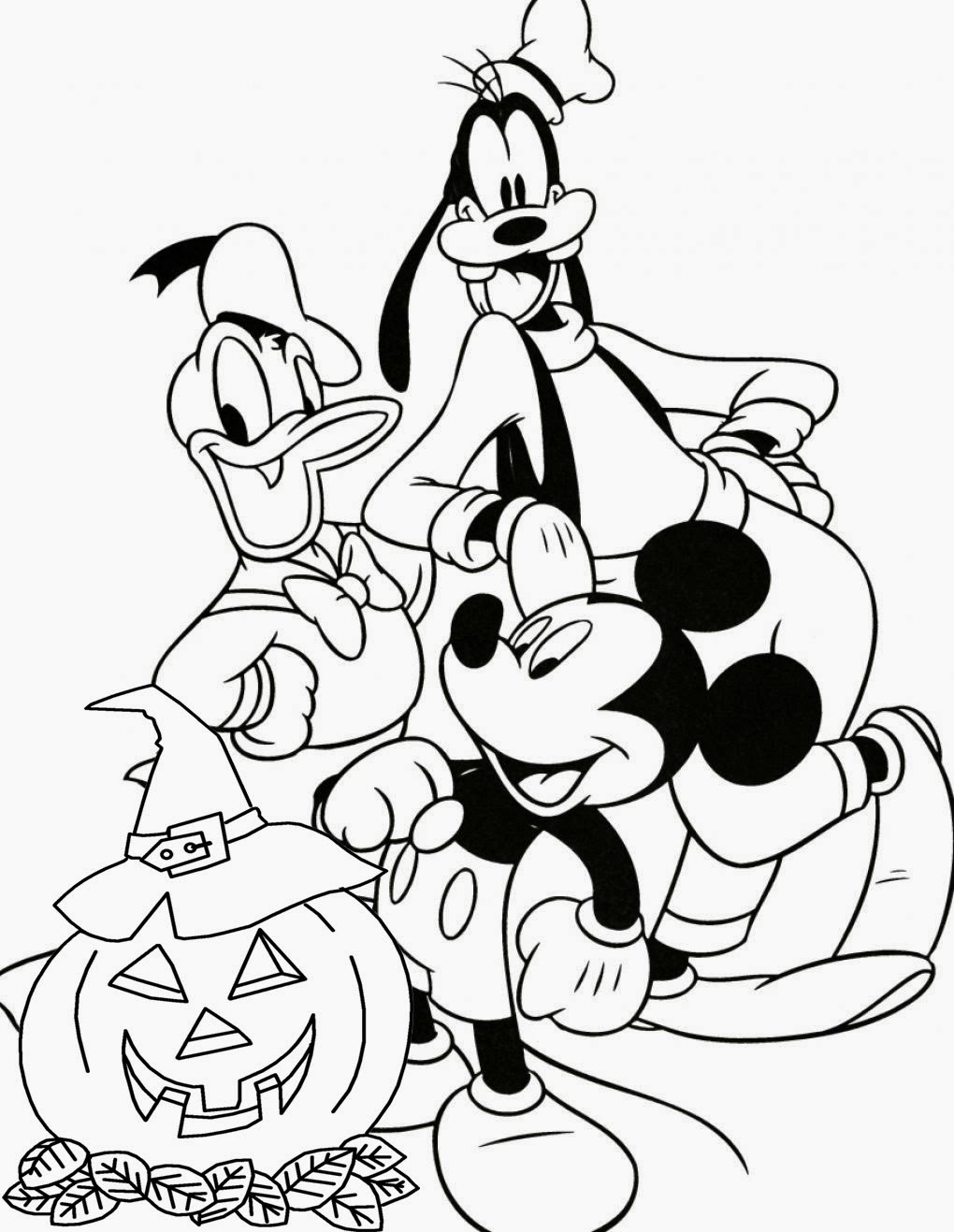 Mickey Mouse online coloring page Online coloring pages